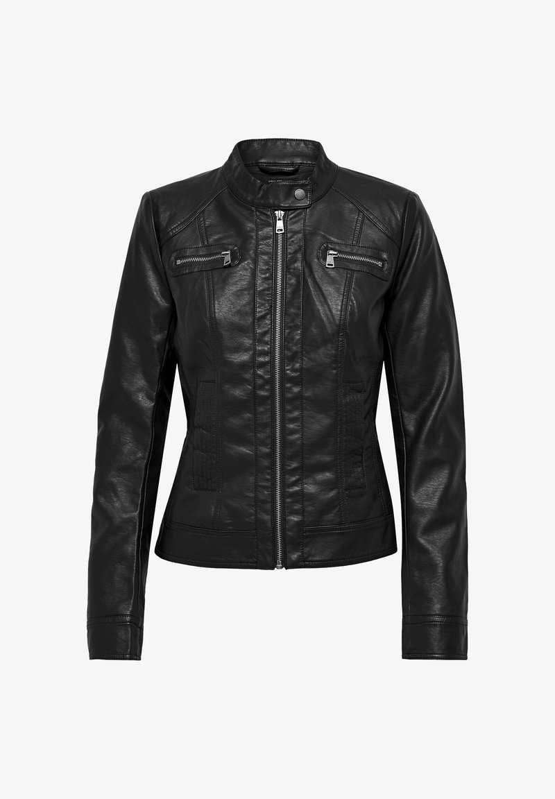 ONLY ONLBANDIT Biker i svart konstläder