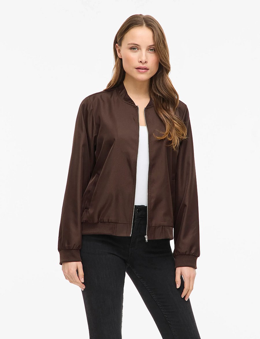 Vila VIPAPAYA Bomber Jacket i brunt