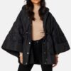 Chiara Forthi Monique Quilted Cape Black L/XL