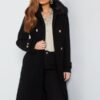 Hollies Margo Coat Black/Black 34