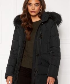 Hollies Wilma Long Jacket Black/Black 42