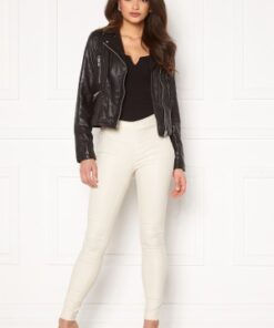 JOFAMA Kaley Leather Biker Black 36