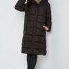 ONLY Cammie Long Quilted Coat Black M