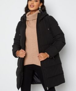 ONLY Dolly Long Puffer Coat Black M