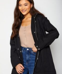 BUBBLEROOM Frannie Teddy-Lined Jacket Black 48