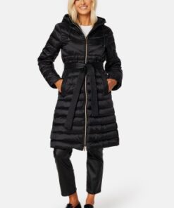 Michael Michael Kors Long Fitted Puffer 001 Black XS